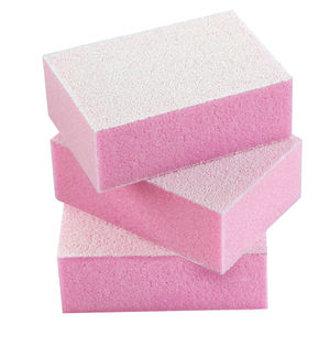 Pink Mini Disposable Buffing Blocks 50pk